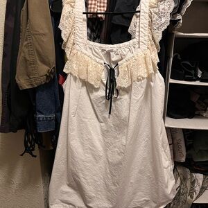 Kimchi Blue Urban Outfitters Cream Dress size Large